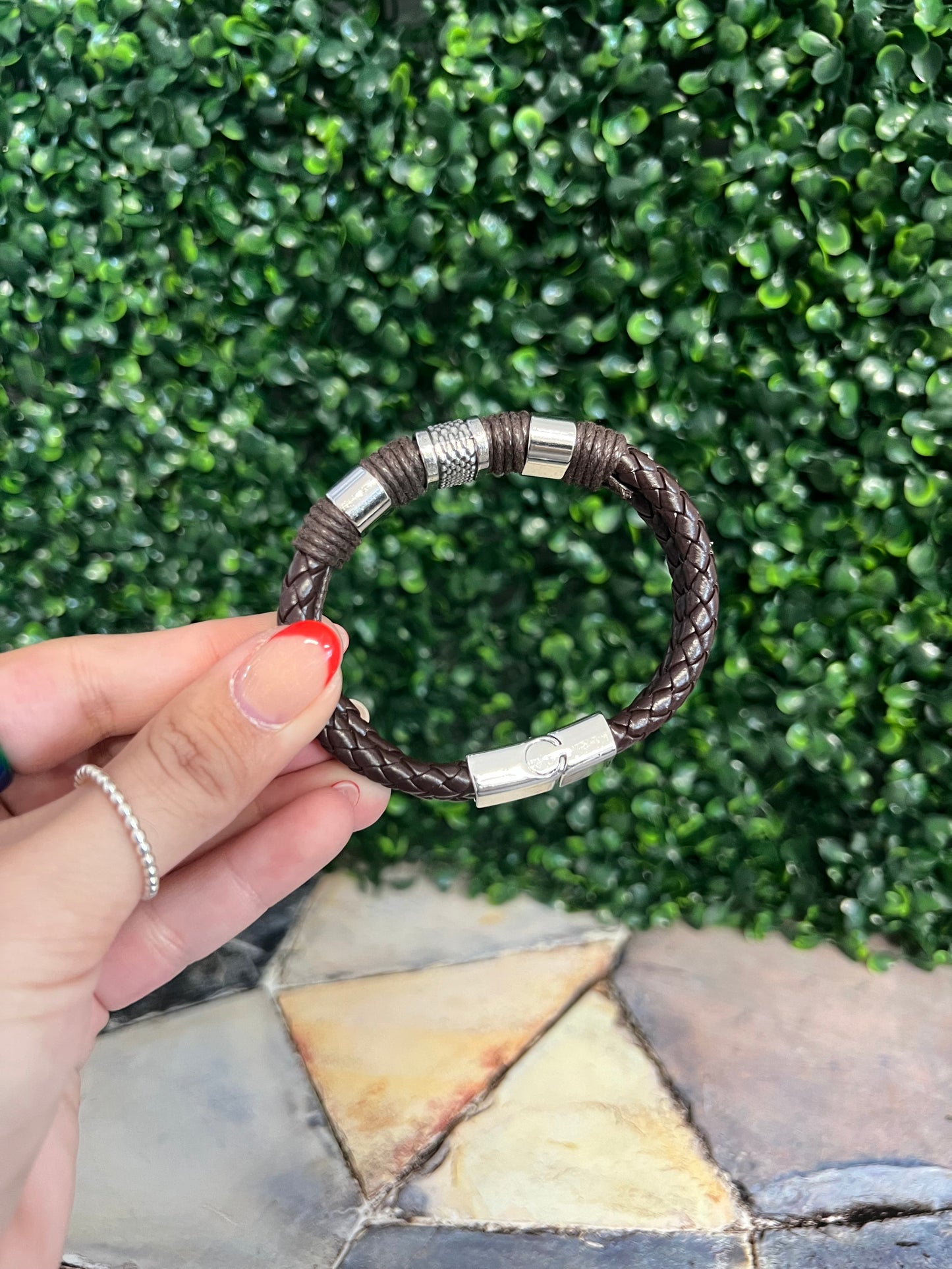 Pulsera en Leather de Caballero