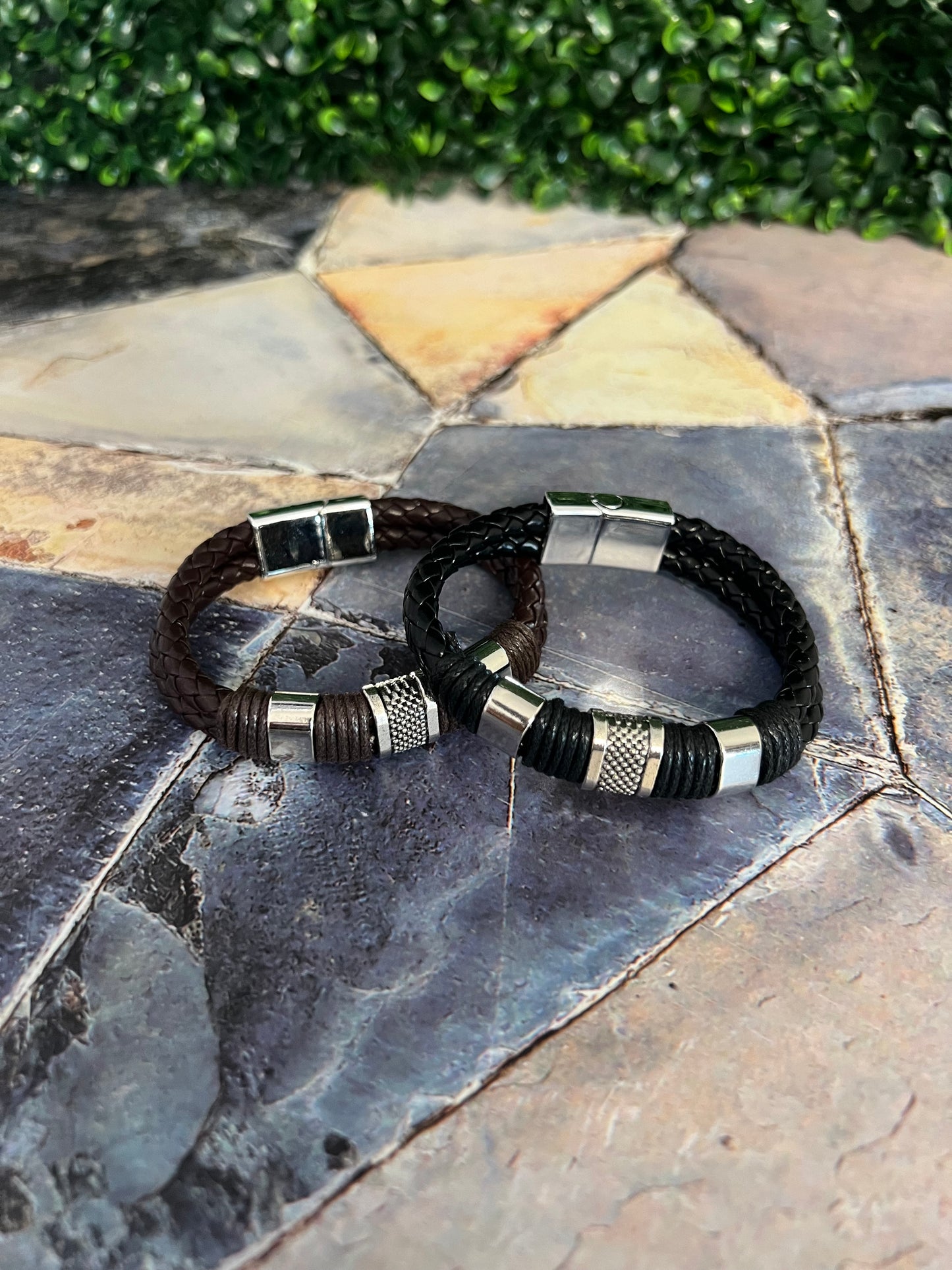 Pulsera en Leather de Caballero