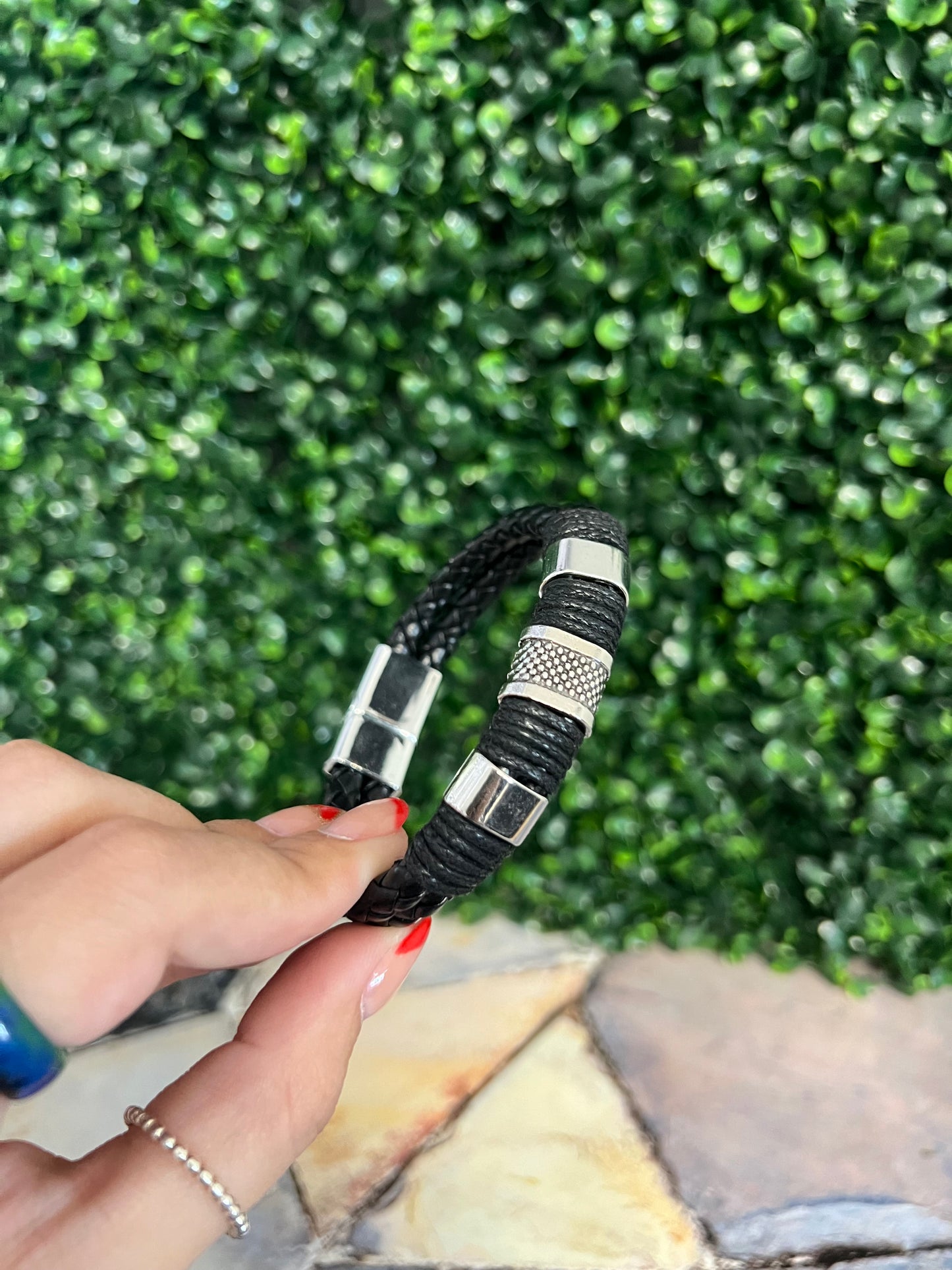 Pulsera en Leather de Caballero