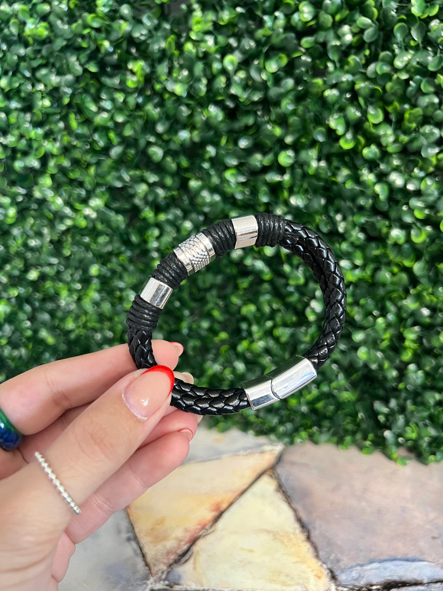 Pulsera en Leather de Caballero