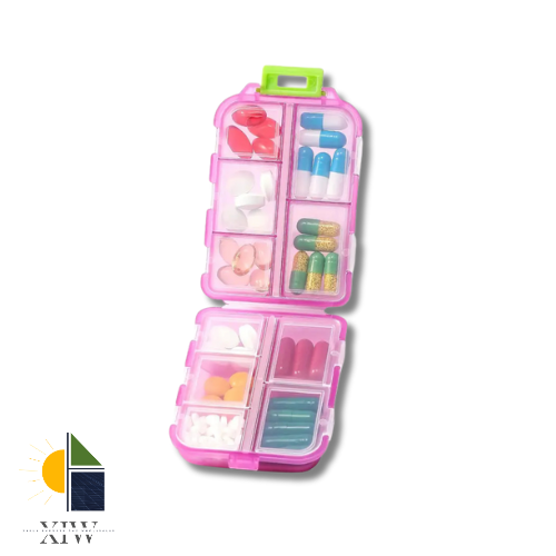 Organizador de Pastillas Rosa