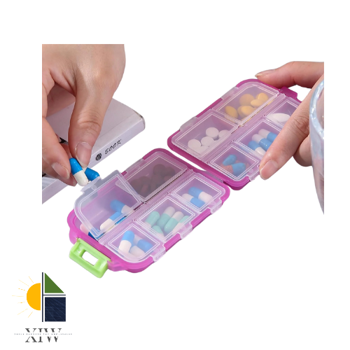 Organizador de Pastillas Rosa