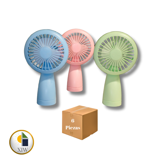 Caja de Abanico Recargable de 7"