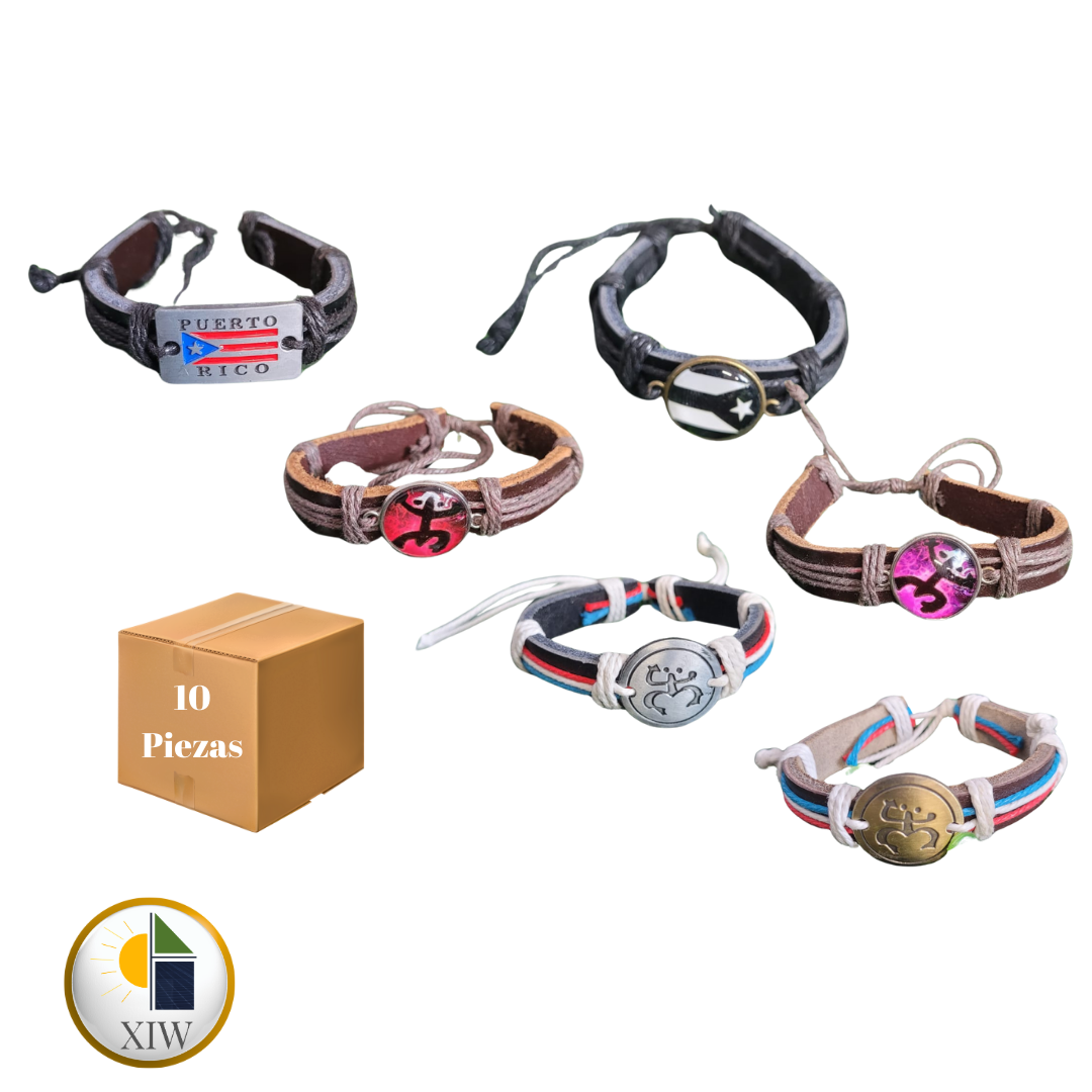 Caja de Pulseras Cuero PR