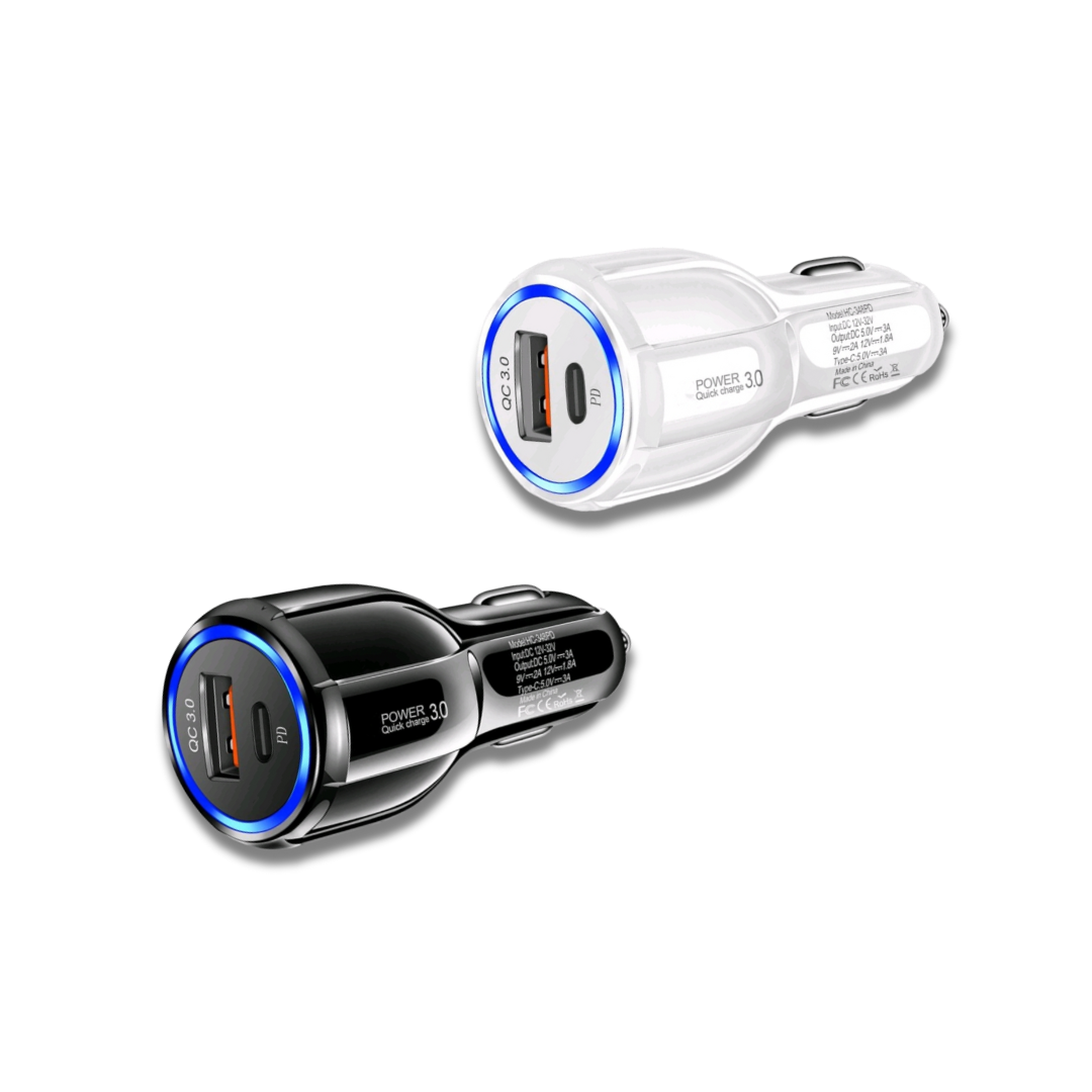 Cargador de Carro PD Type C 5V