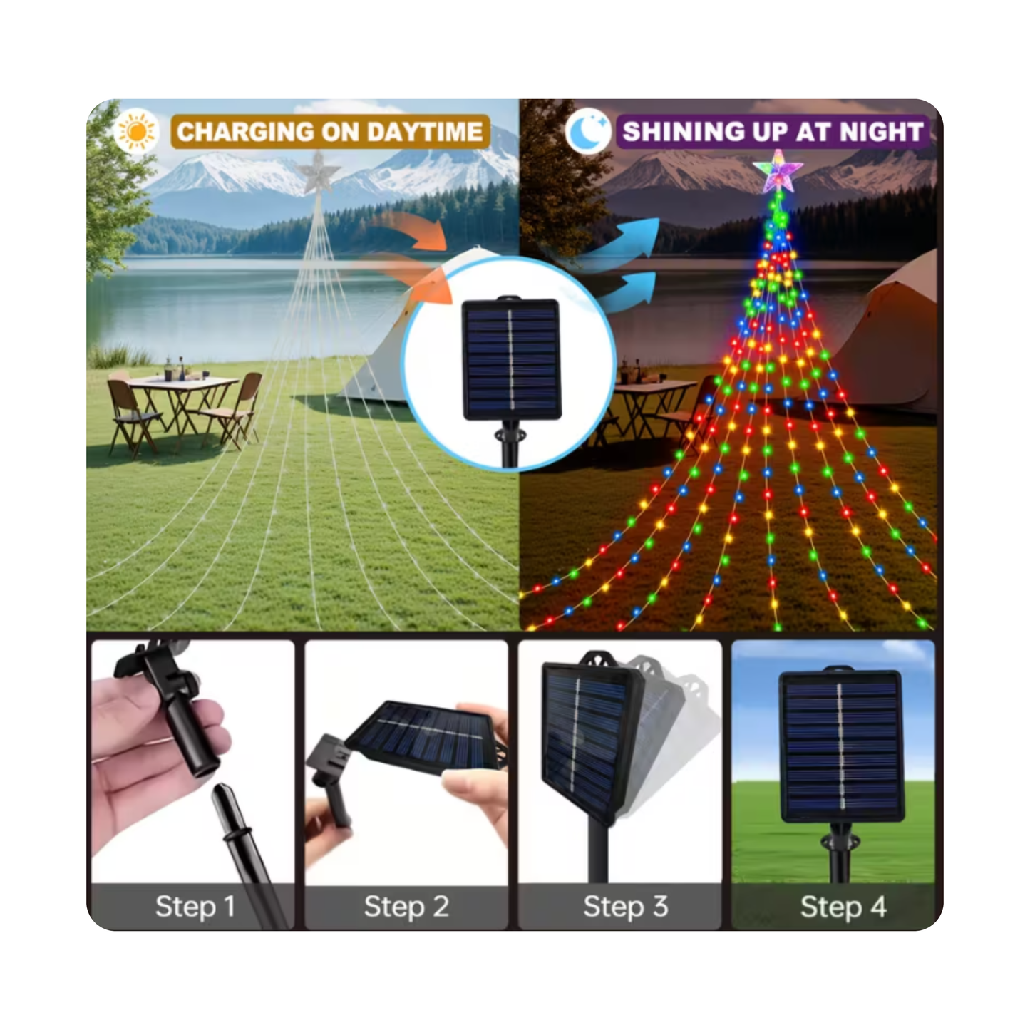 Arbol de Navidad Solar