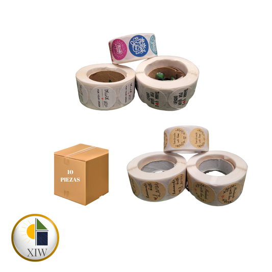 Caja de Rollos de Sticker 1"