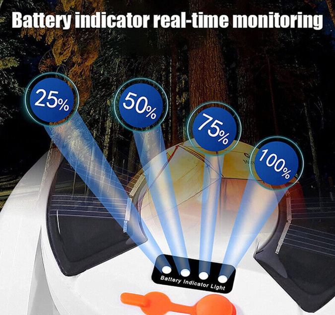Bombilla Recargable Solar (Globo)