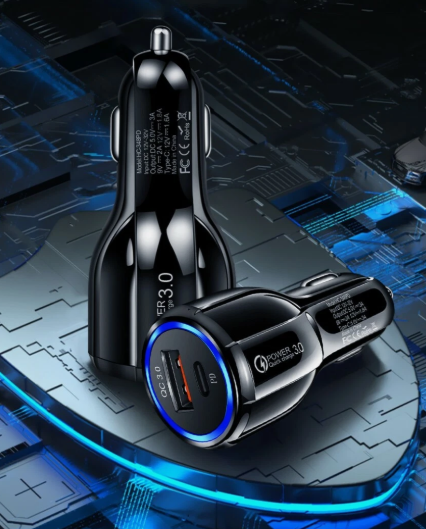 Cargador de Carro PD Type C 5V
