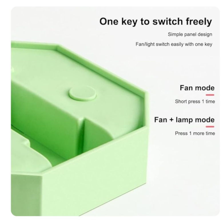 Caja de Abanicos Recargables