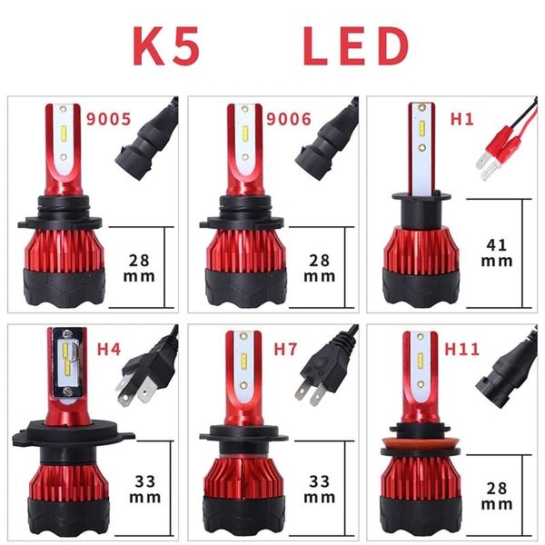 K5 LED Headlights