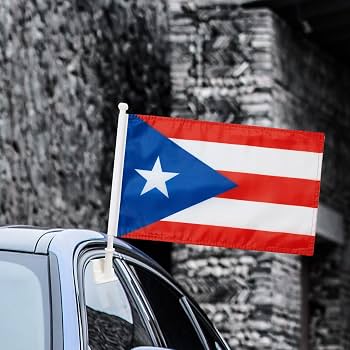 Bandera Para Cristales de PR