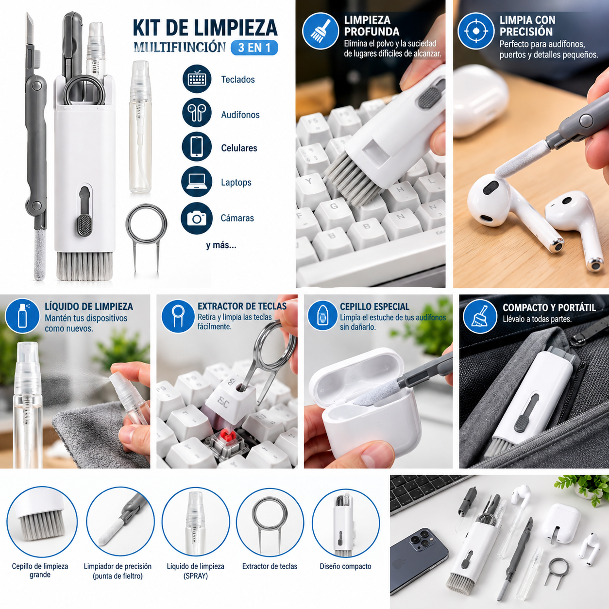 Kit de Limpieza Multiusos