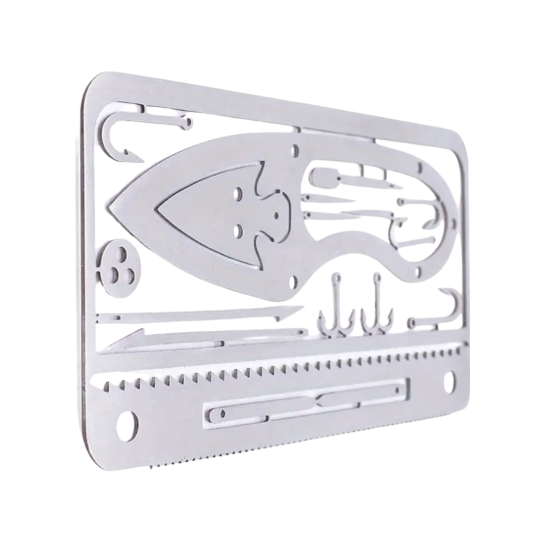 Tarjeta de Supervivencia Stainless Steel