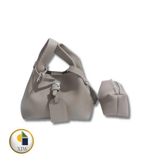 Cartera Bucketbag Gris