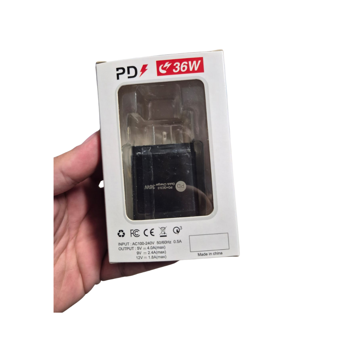 Caja de Cargadores De Pared 36W