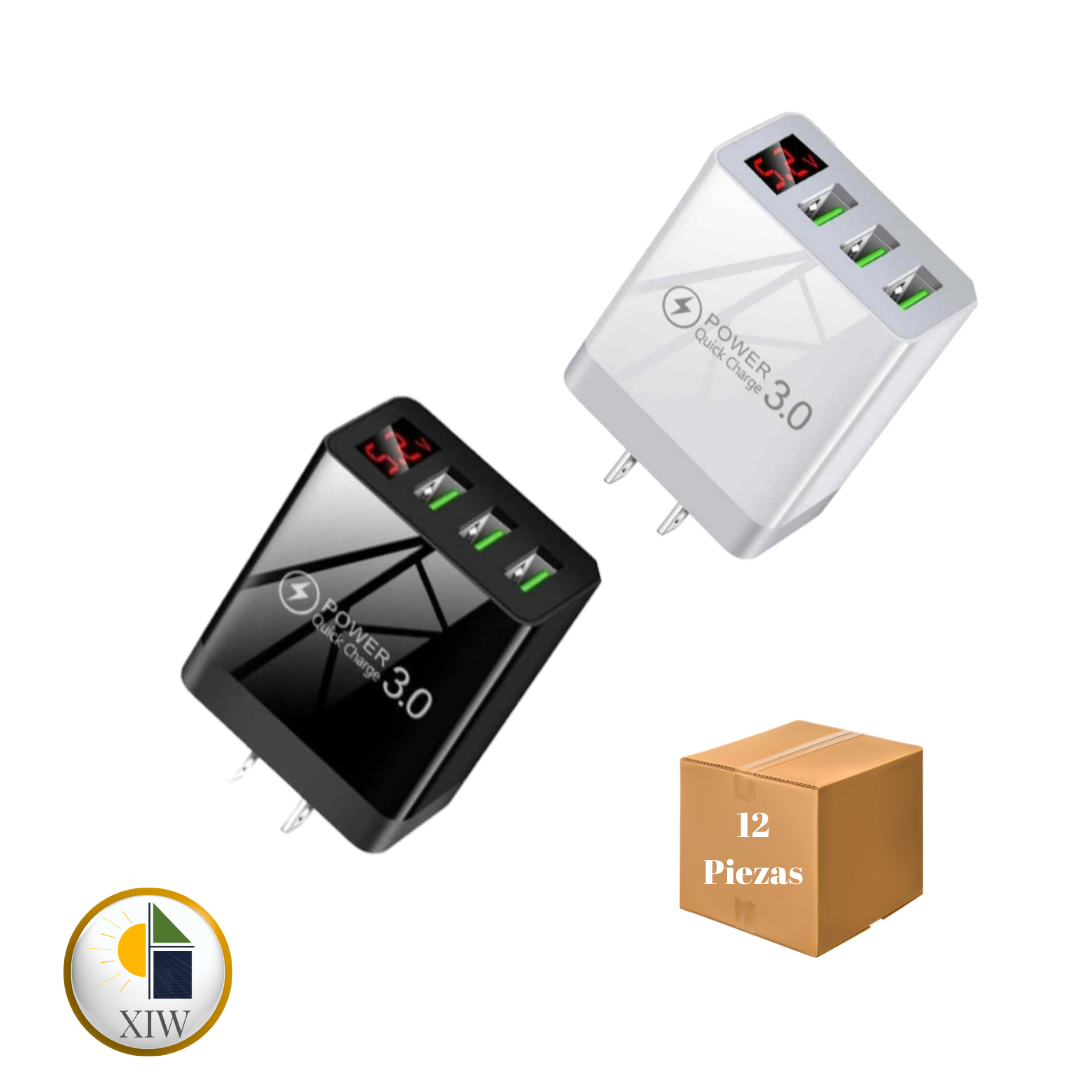 Caja de Cargadores de Pared Fast Charging 3A