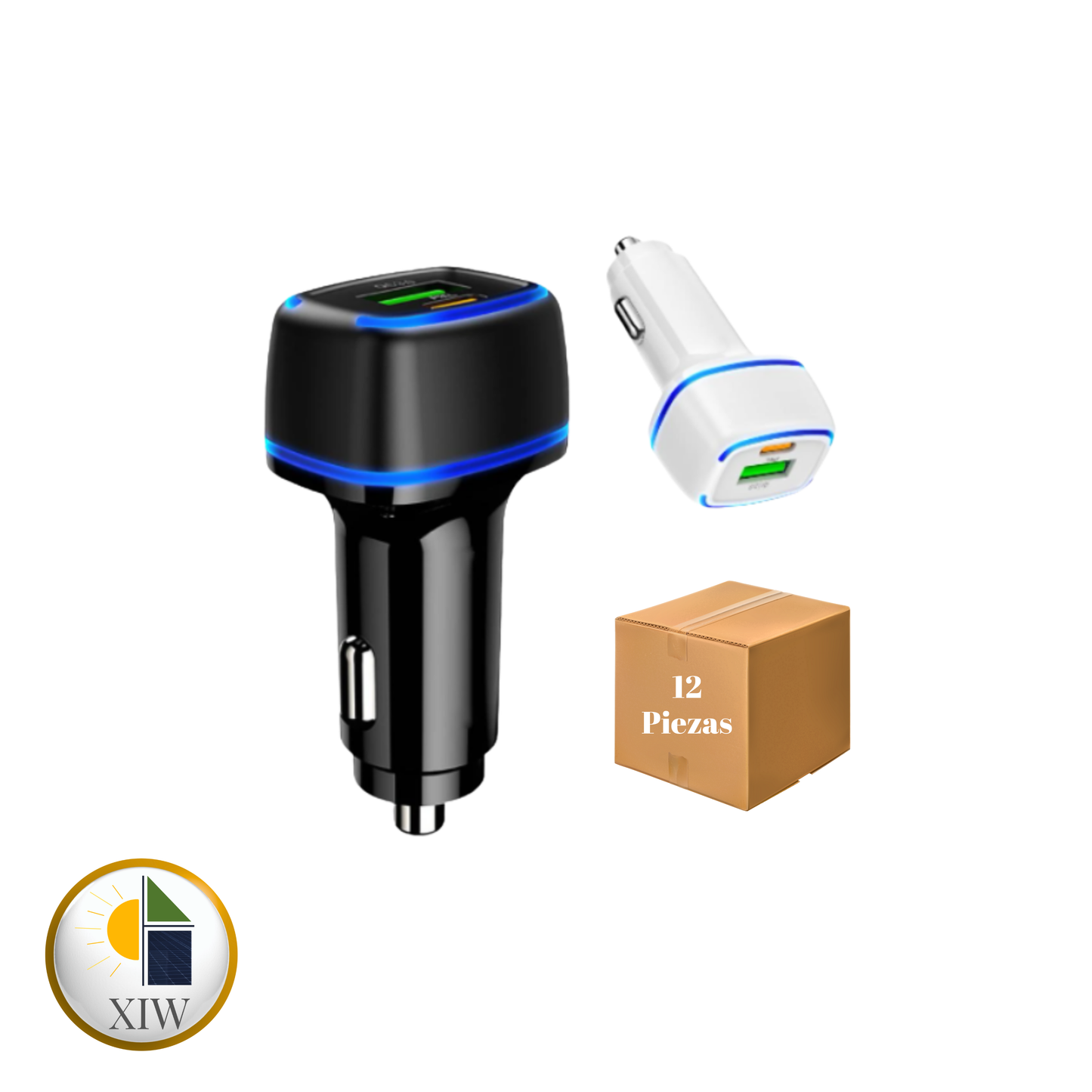 Caja de Cargadores de Carro PD 20W