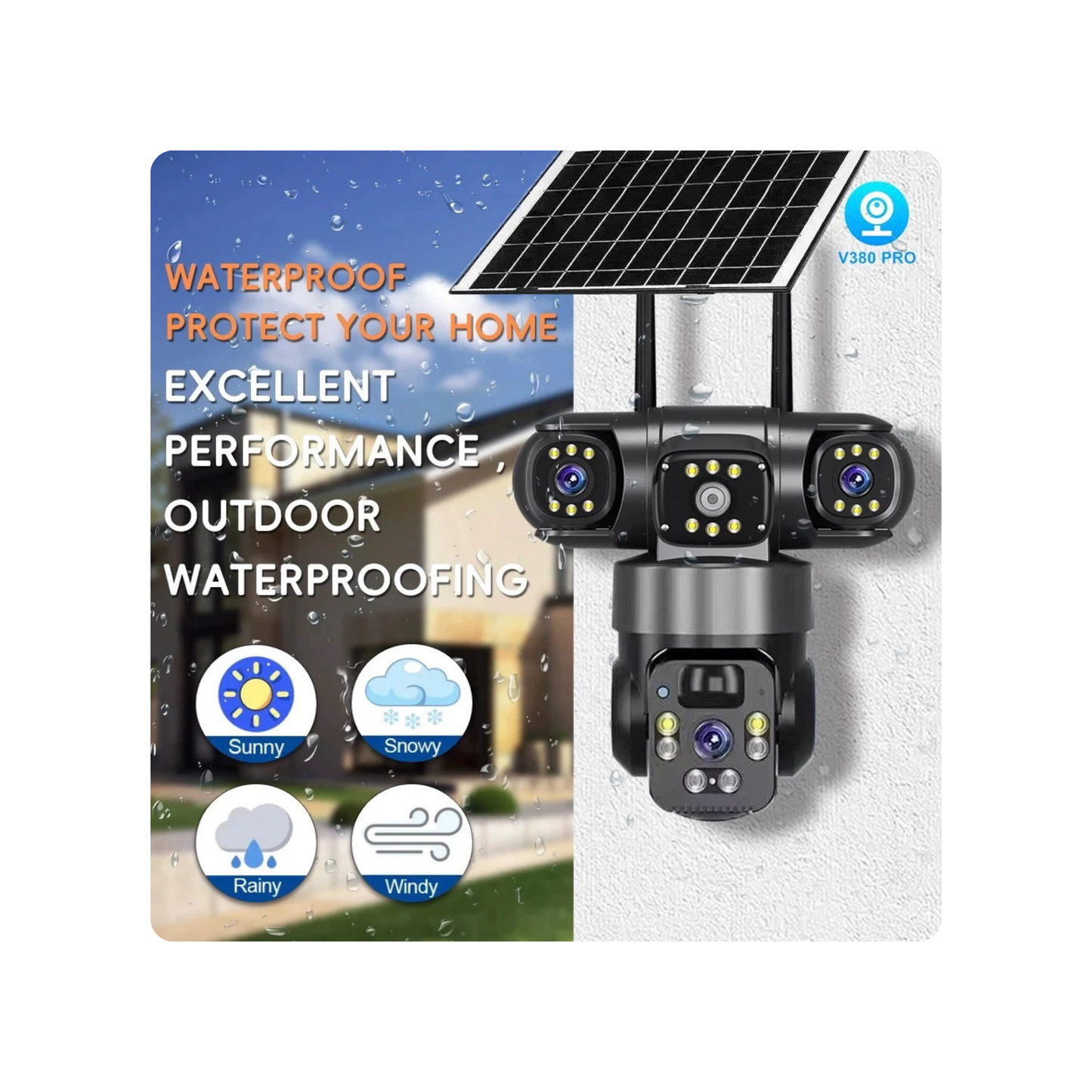 Camara Solar 4 en 1 Wifi