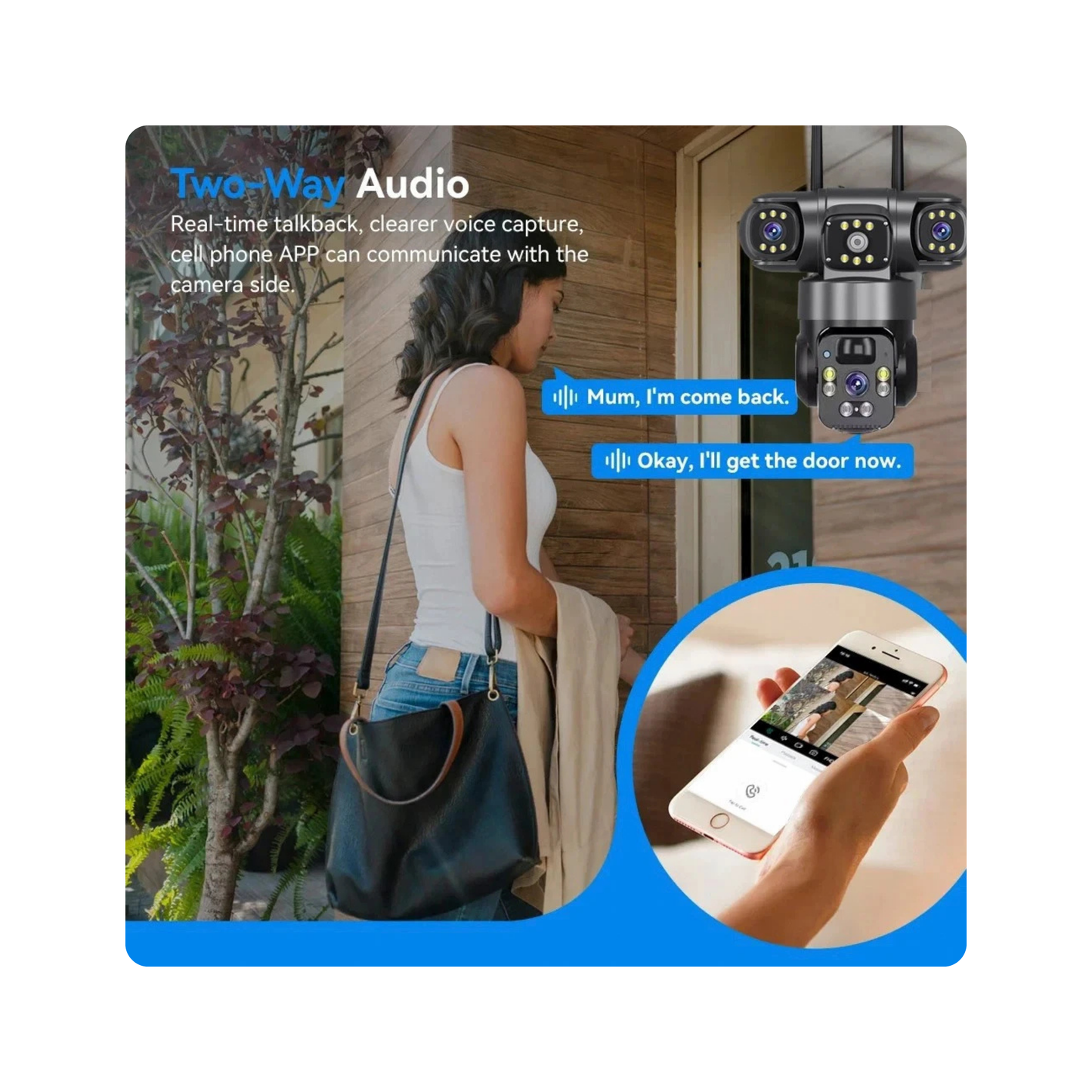 Camara Solar 4 en 1 Wifi