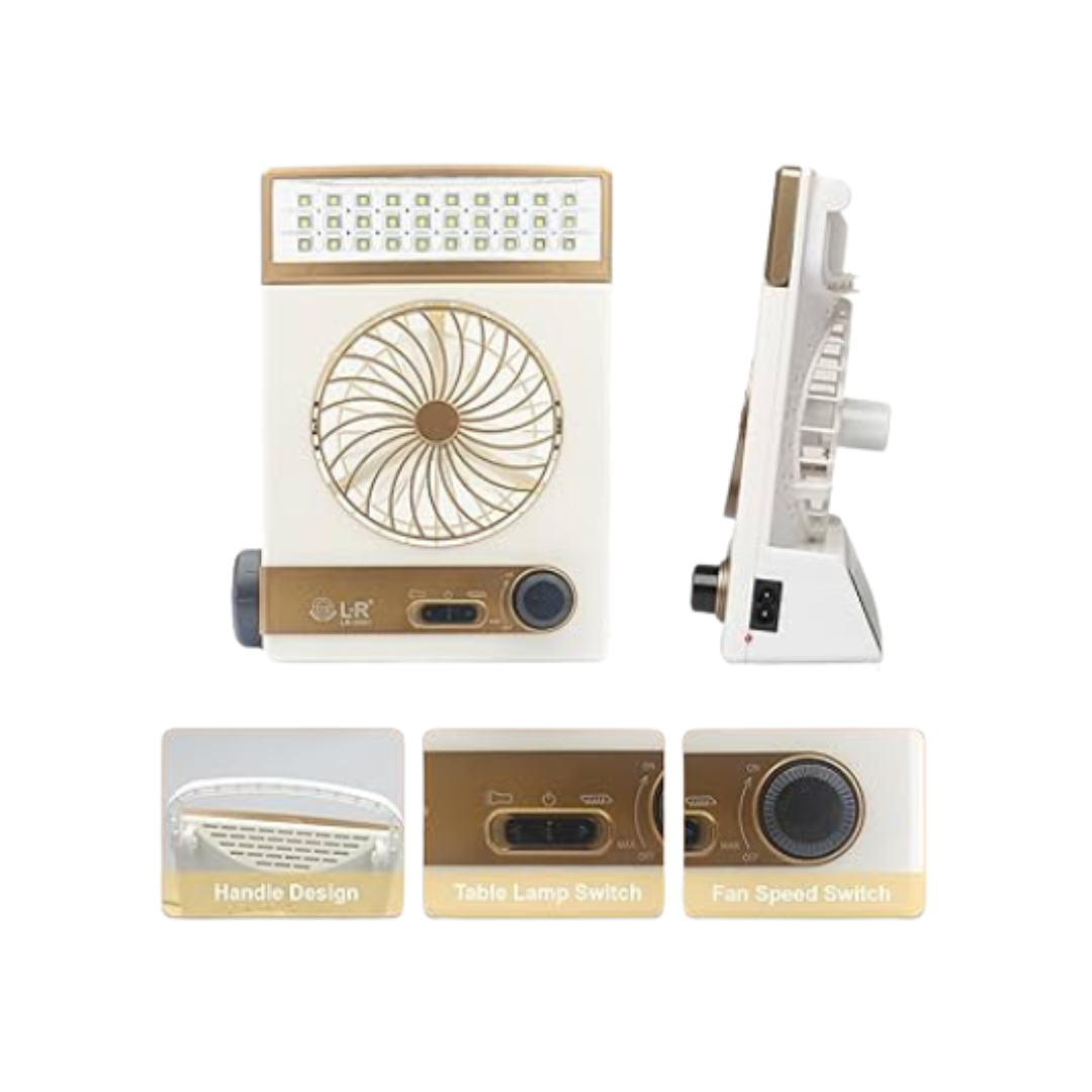 Abanico Solar/Recargable