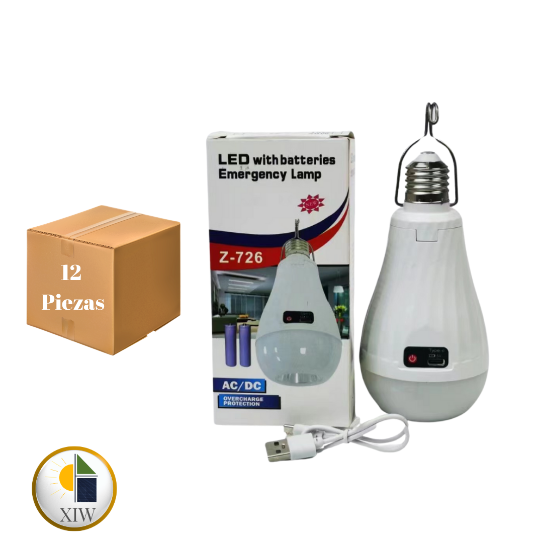 Caja de Bombillas 20W LED Recargable