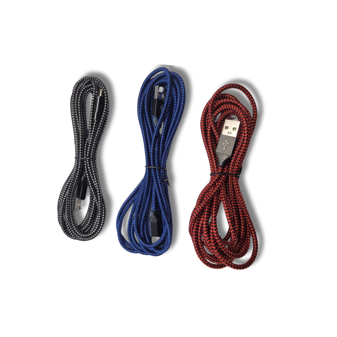 Caja de Cables USB to Micro USB 9 pies