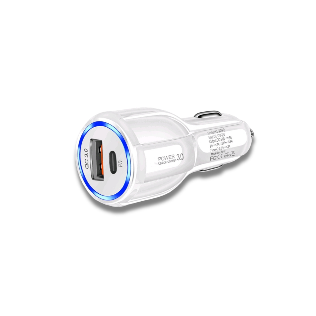Cargador de Carro PD Type C 5V