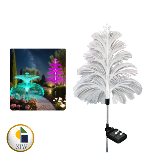 Arbol Solar De Fibra RGB