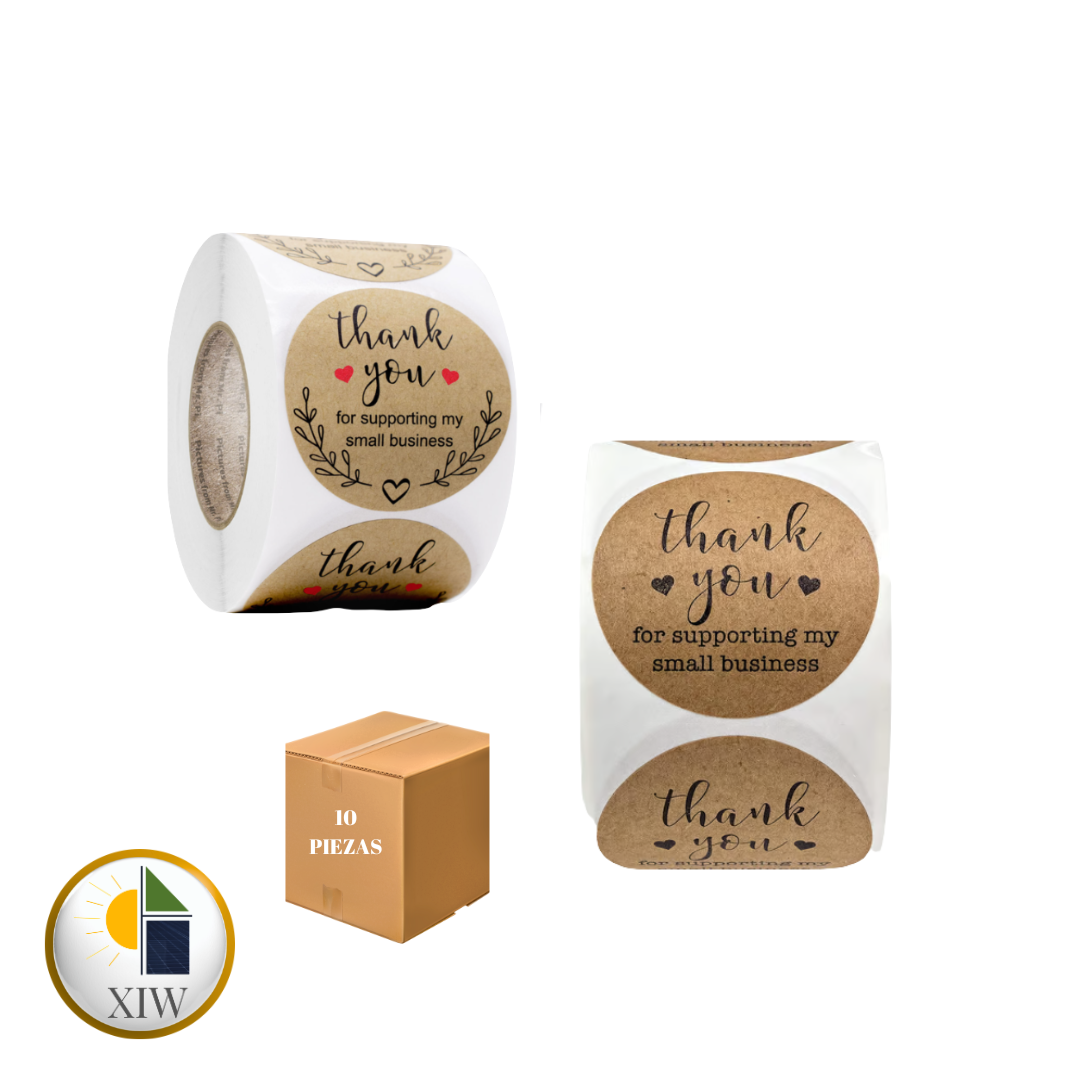 Caja de Rollos de Sticker 2"