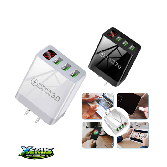Cargador 3 Puertos USB 3A