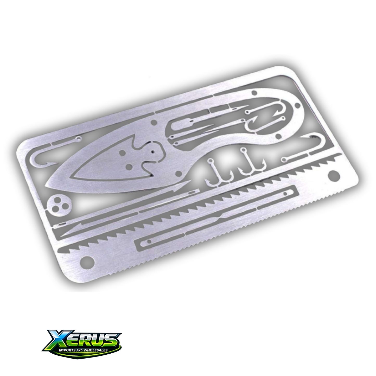Tarjeta de Supervivencia en Stainless Steel