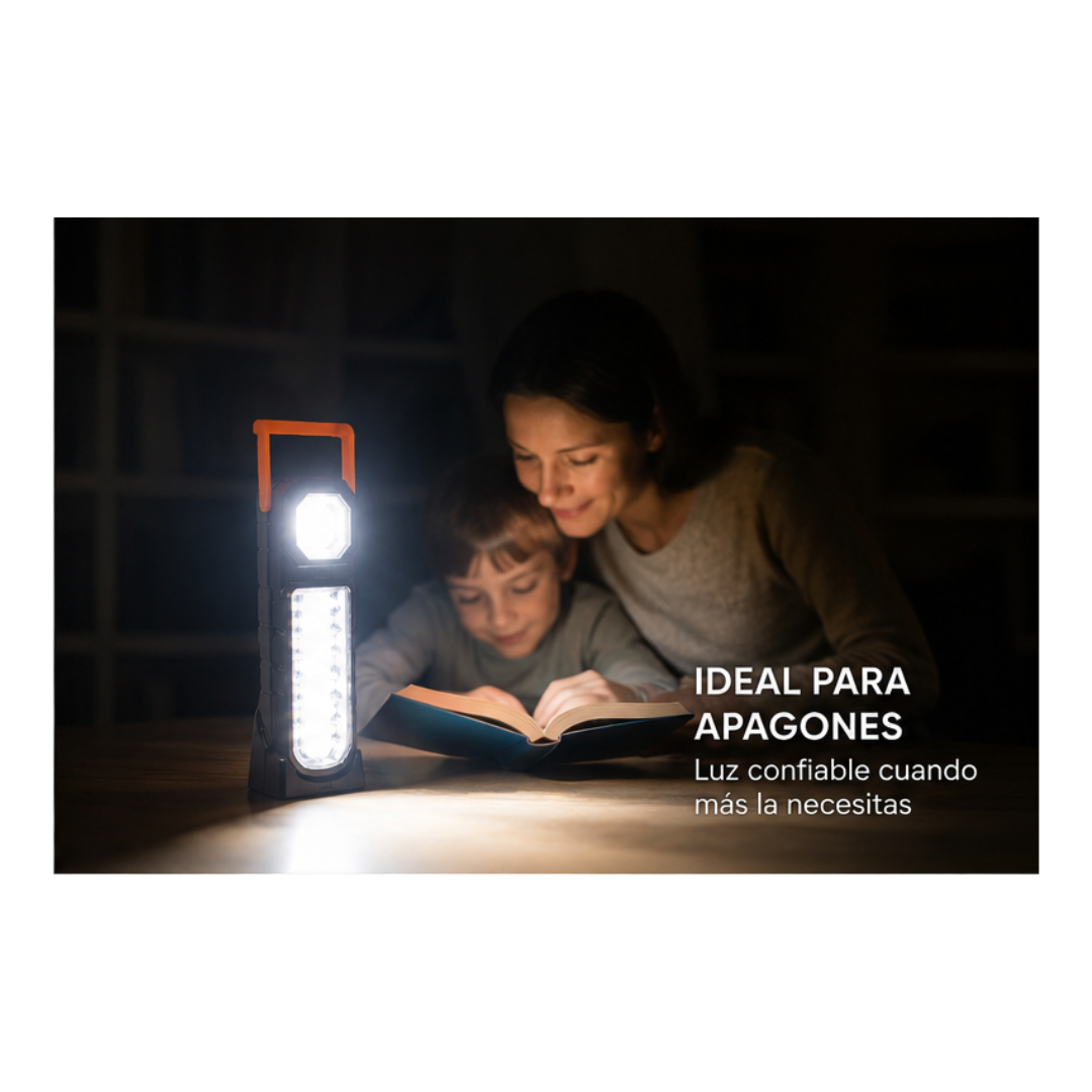 Lampara de Mano Solar 9"