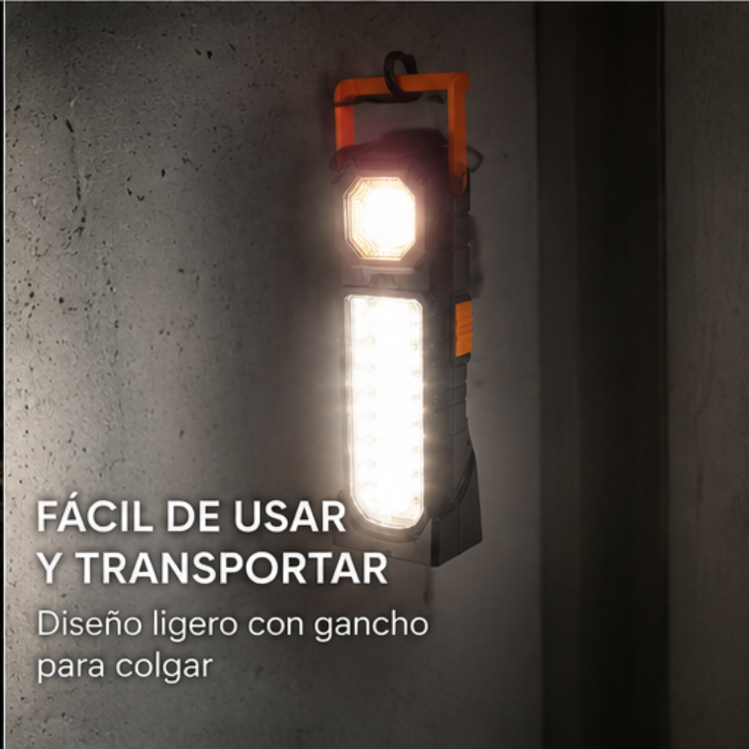 Lampara de Mano Solar 9"