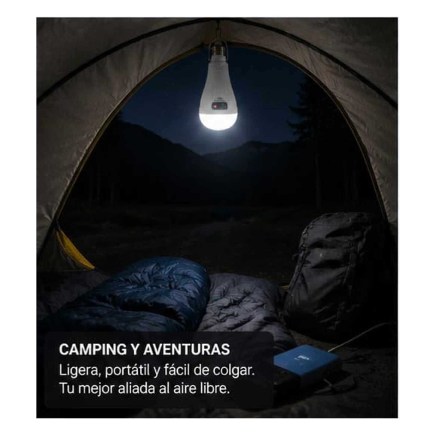 Bombilla Recargable 20w