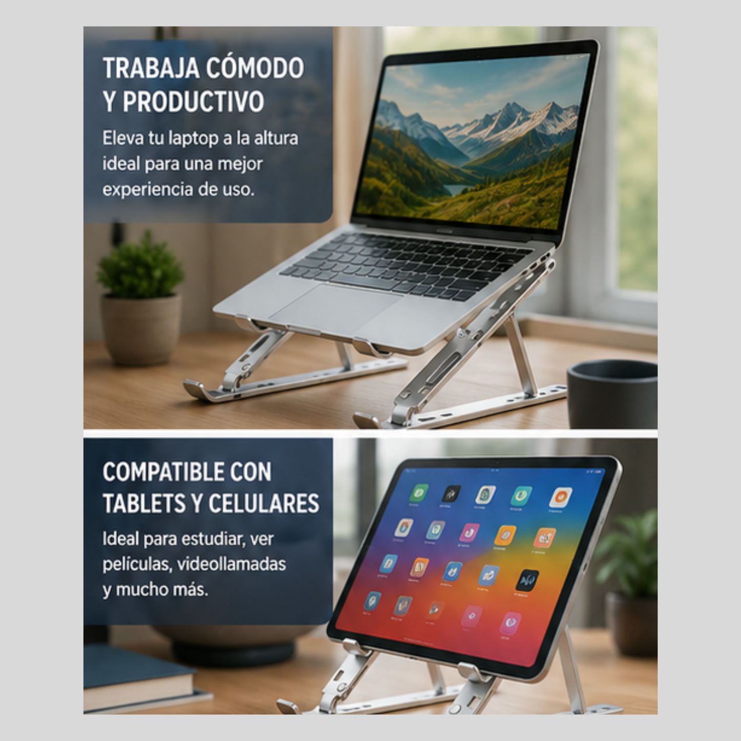 Caja de Stands para Laptops o Tablets