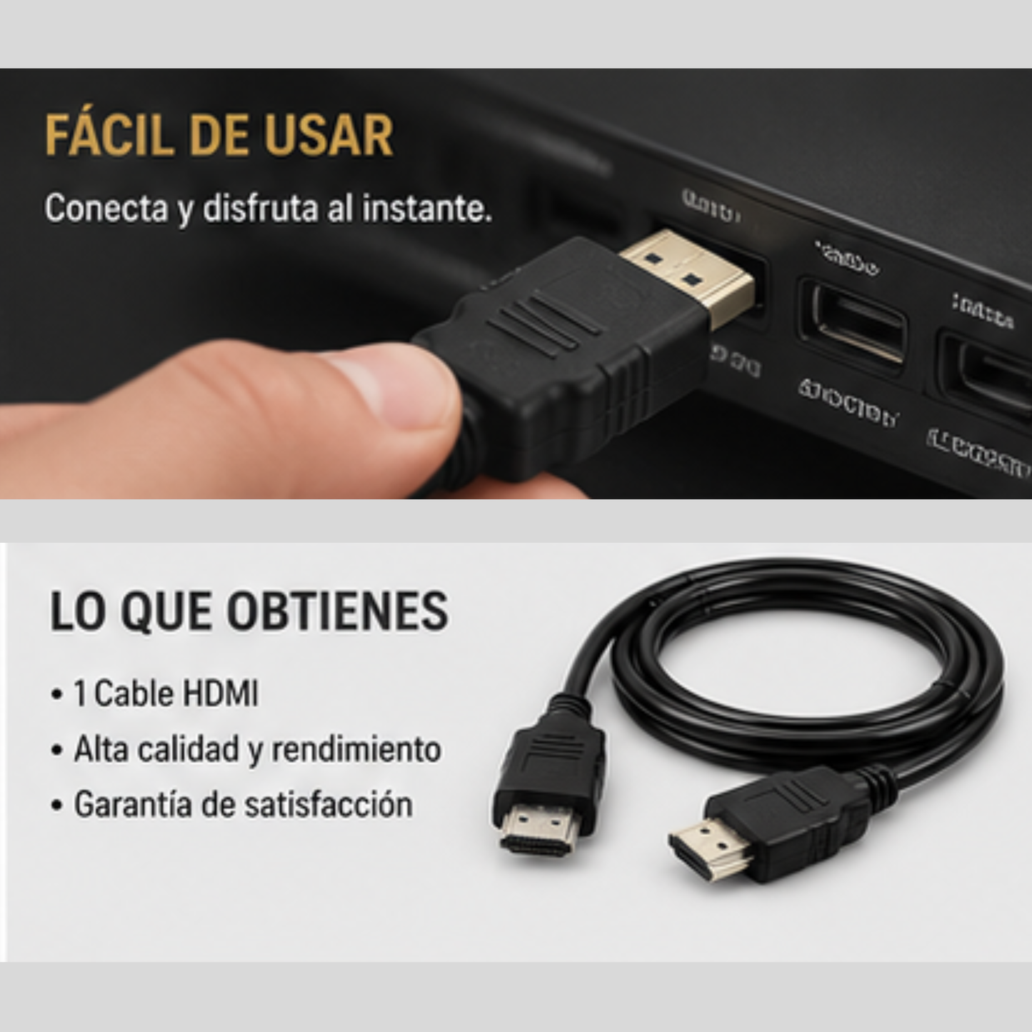 Paquete de Cables HDMI 1.8M