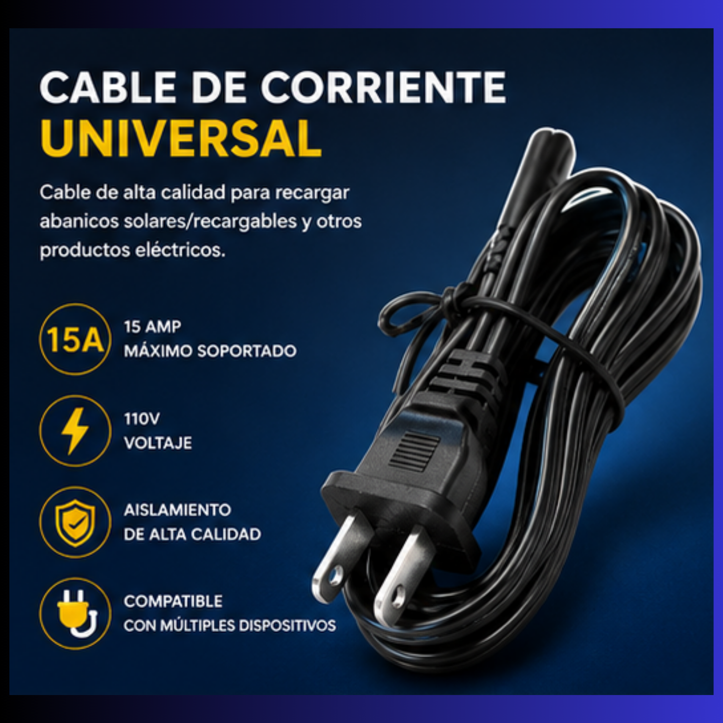 Paquete de Cables de Corriente Universal