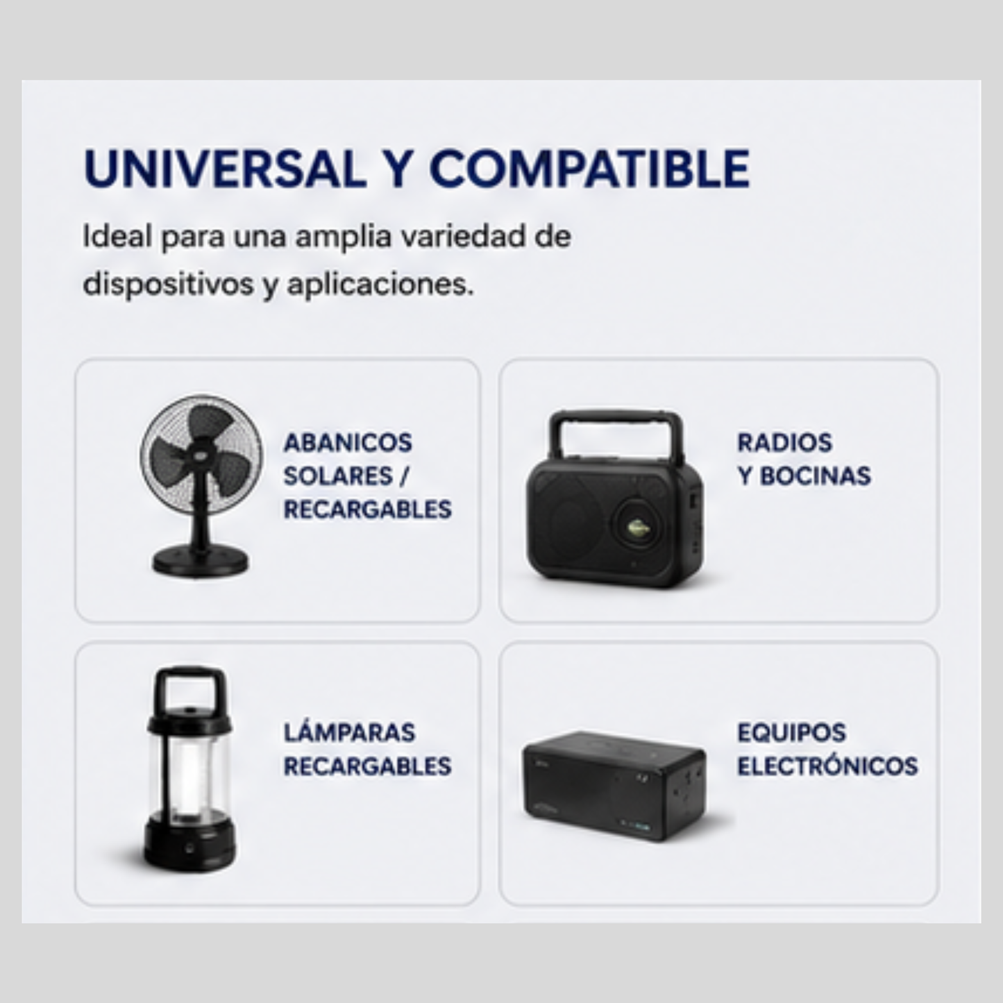 Paquete de Cables de Corriente Universal