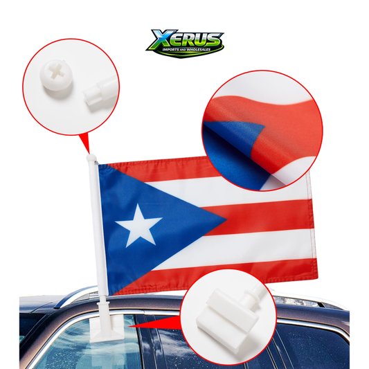Bandera Para Cristales de PR