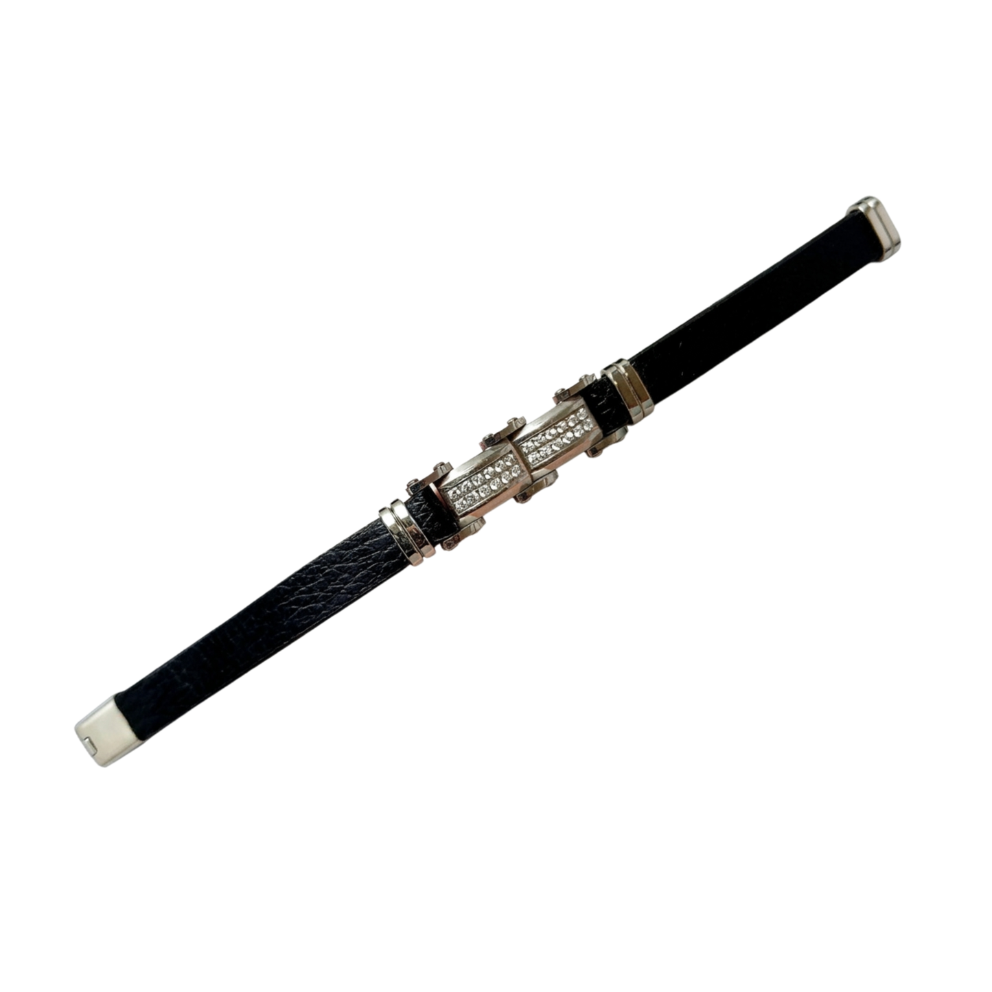 Pulsera en Cuero y Stainless Steel