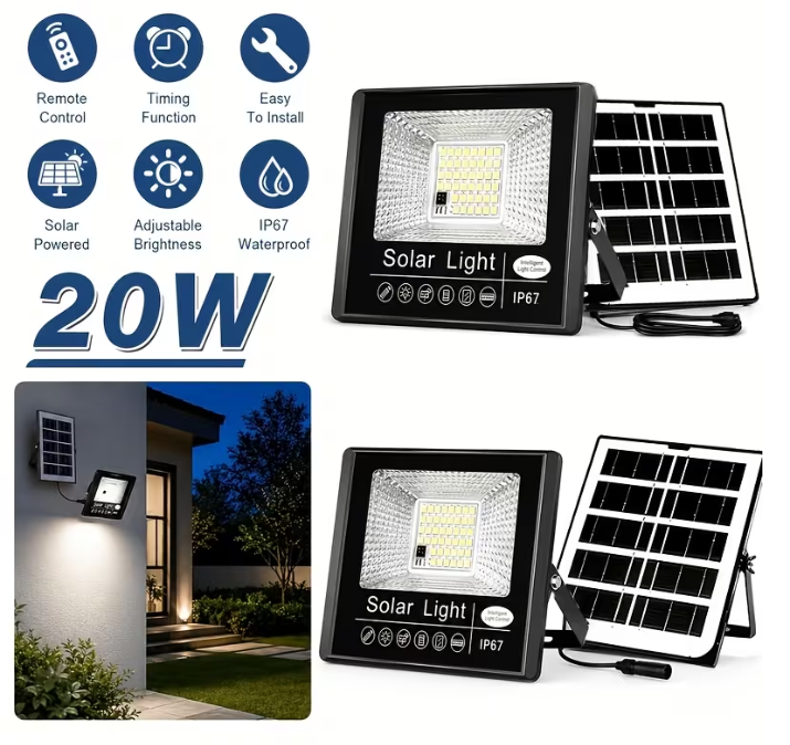 Lampara Solar 20W