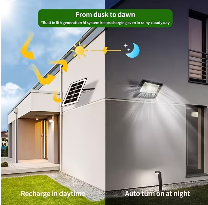 Lampara Solar 20W