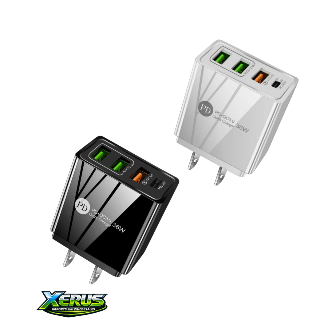 Caja de Cargadores De Pared 36W
