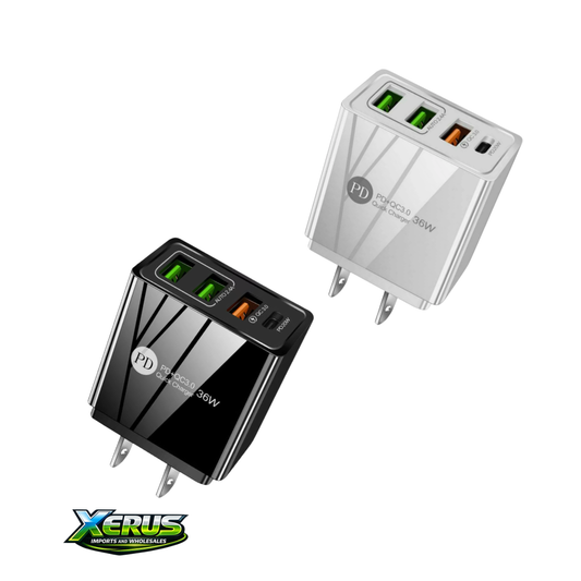 Caja de Cargadores De Pared 36W